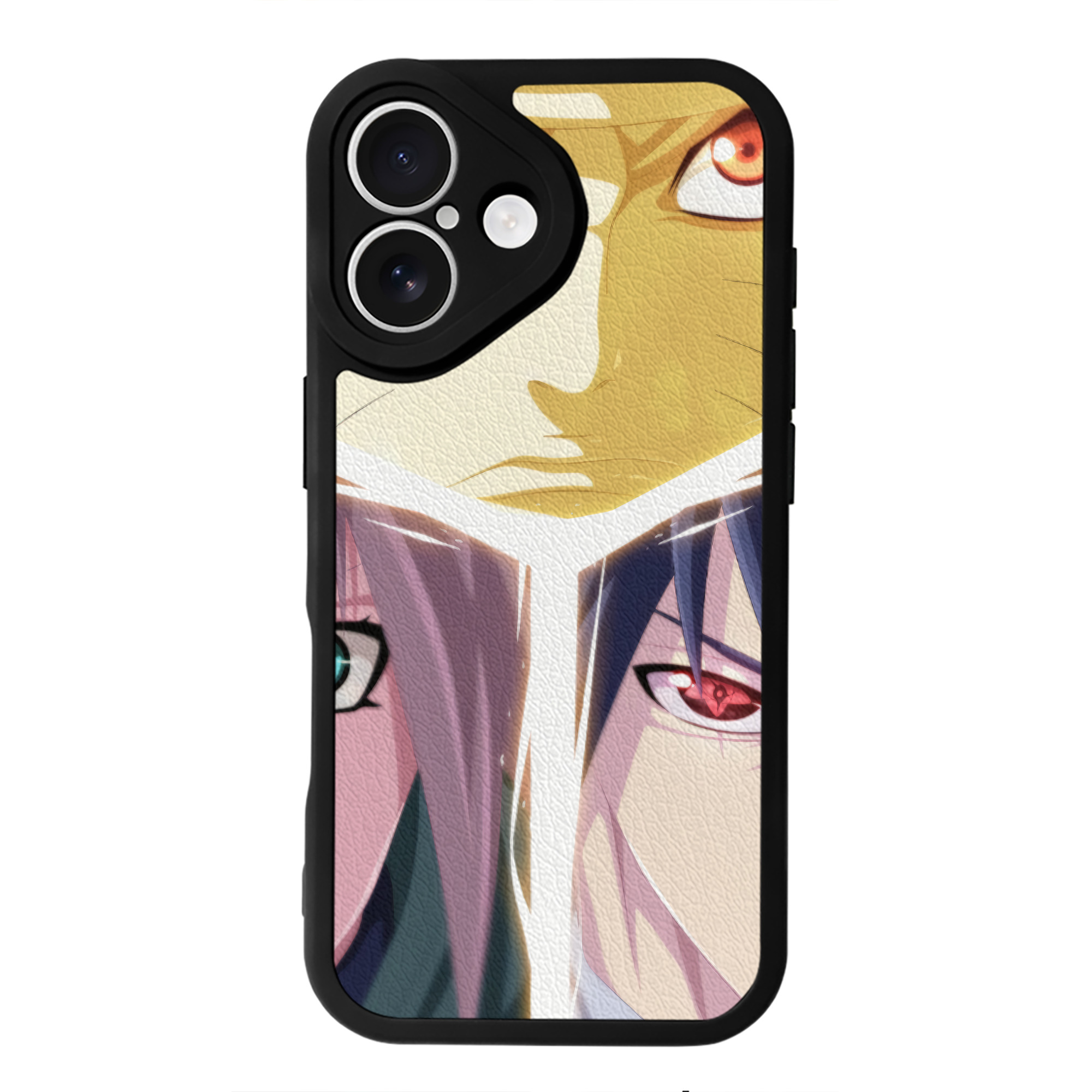 （画像用） NARUTO -ナルト- NARUTO -ナルト- 疾風伝 【iPhone 16シリーズ対応】シリコンスマホケース（レザー調） 材質：シリコン